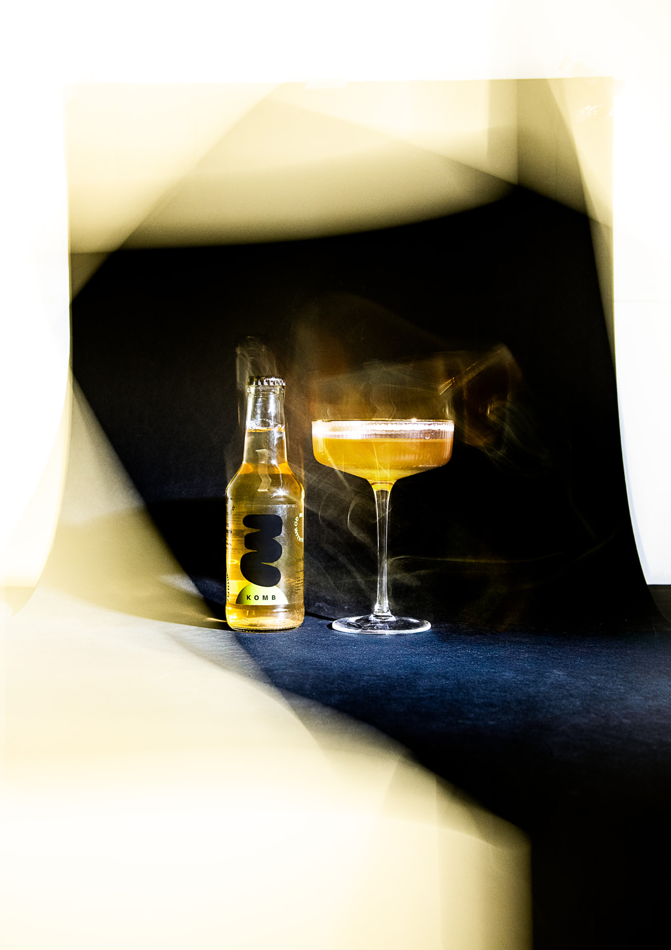 Cocktail Pêche Bitter au KOMB